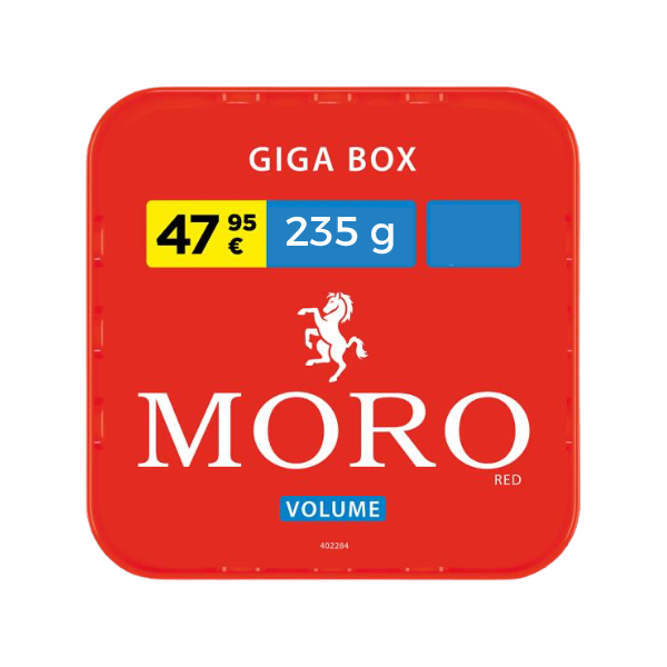 Moro Volumen Rot Giga Box 1 x 235g Tabak